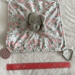 Floral Elephant Plush Toy Blanket
